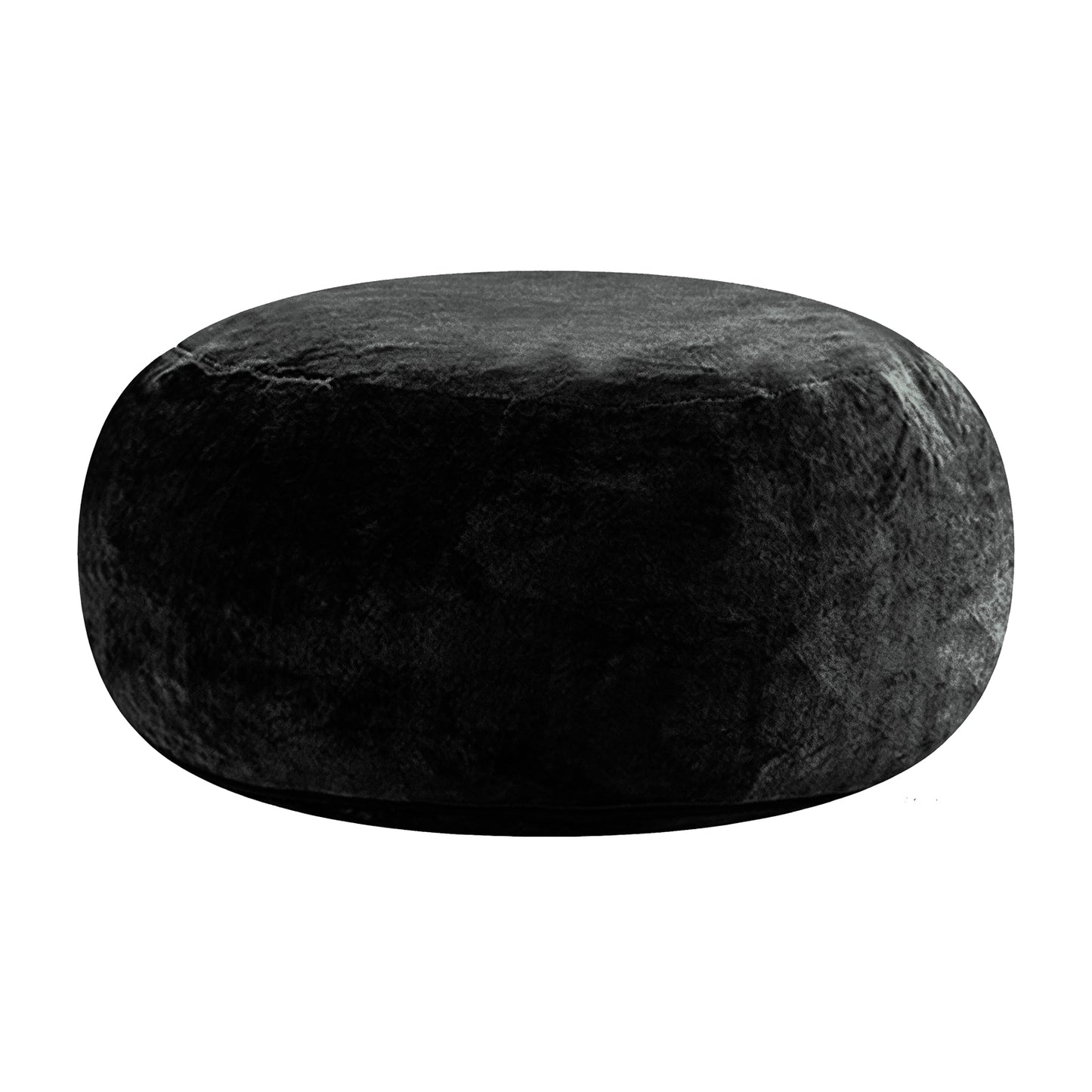 Large Round Black Bean Bag Chair