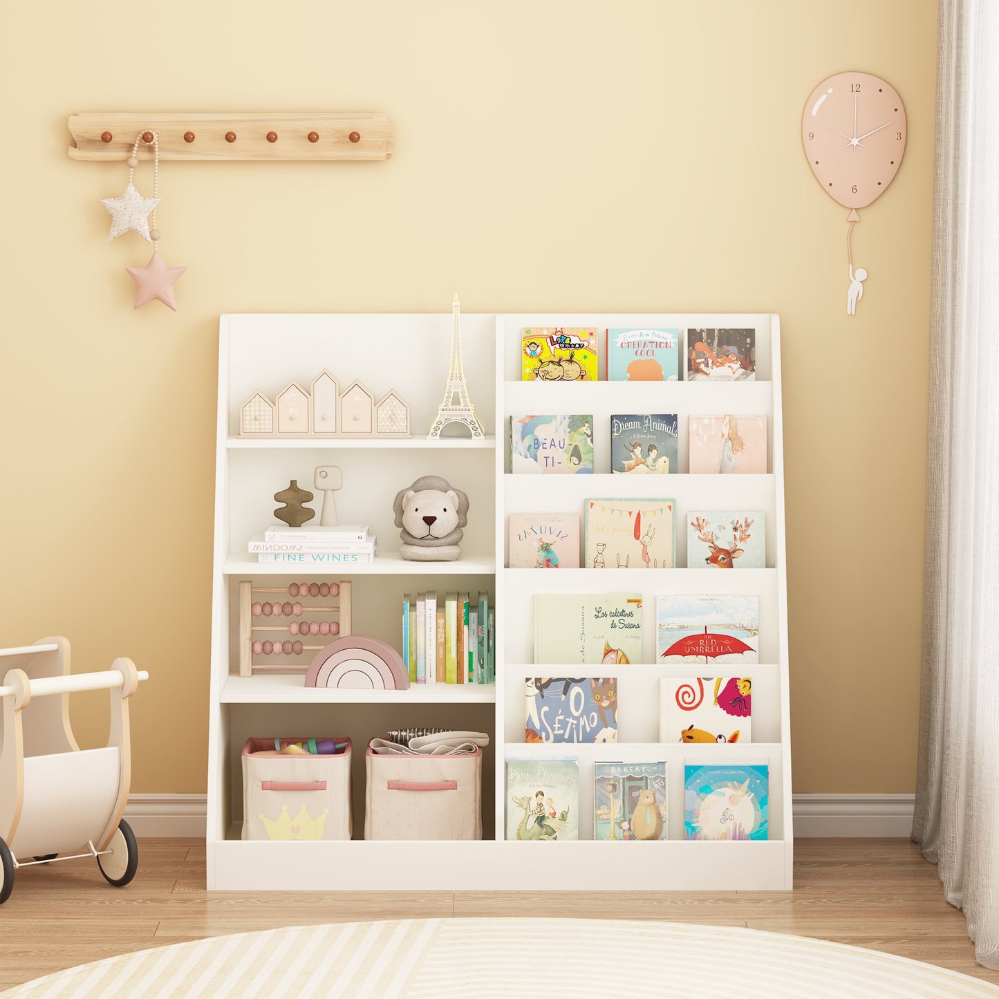 Kids Toy Storage Bookcase