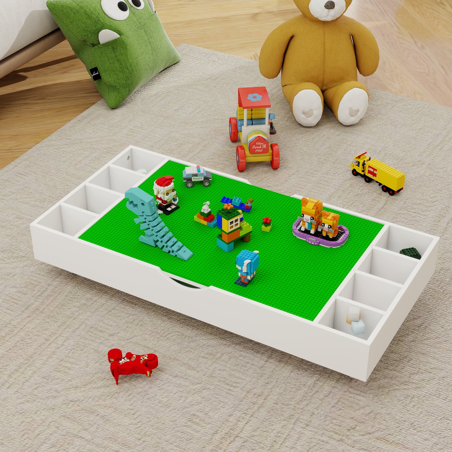 Block Play Activity Tray