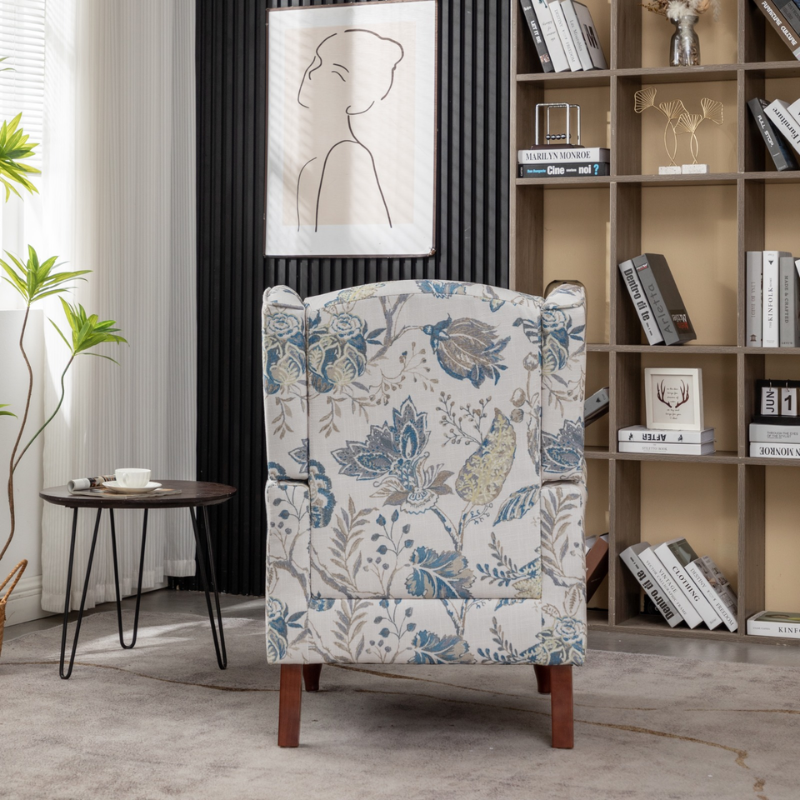 Patterned Accent Armchair