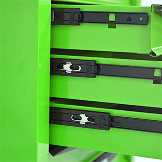 Green Rolling Tool Storage Cabinet