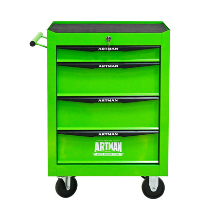 Green Rolling Tool Storage Cabinet