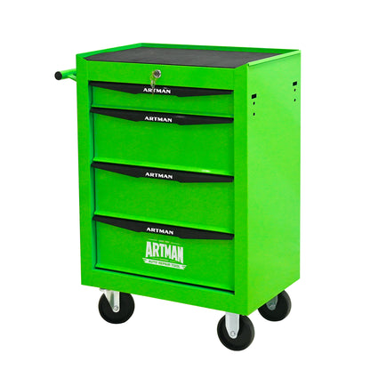 Green Rolling Tool Storage Cabinet