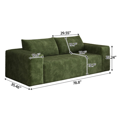 Modern Green Modular Sofa
