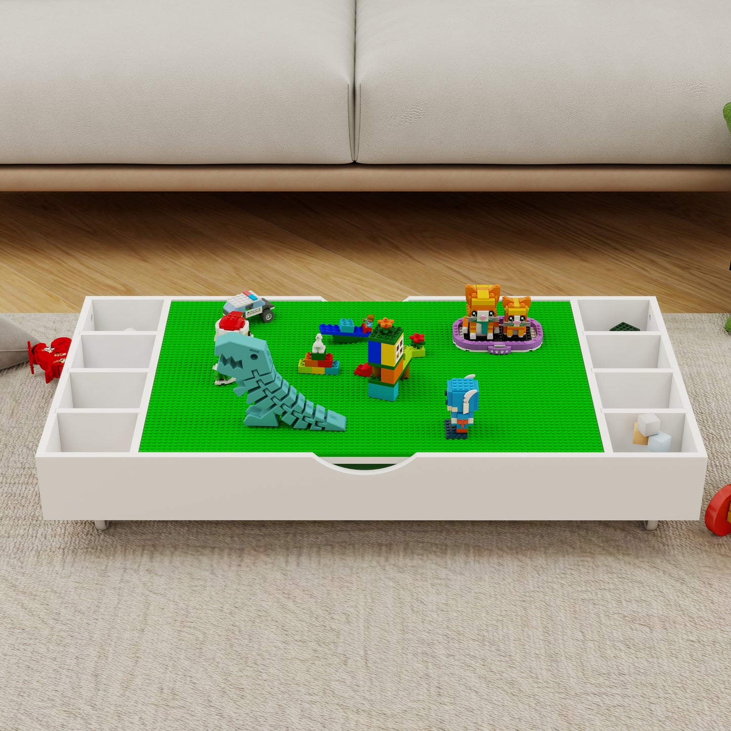 Block Play Activity Tray
