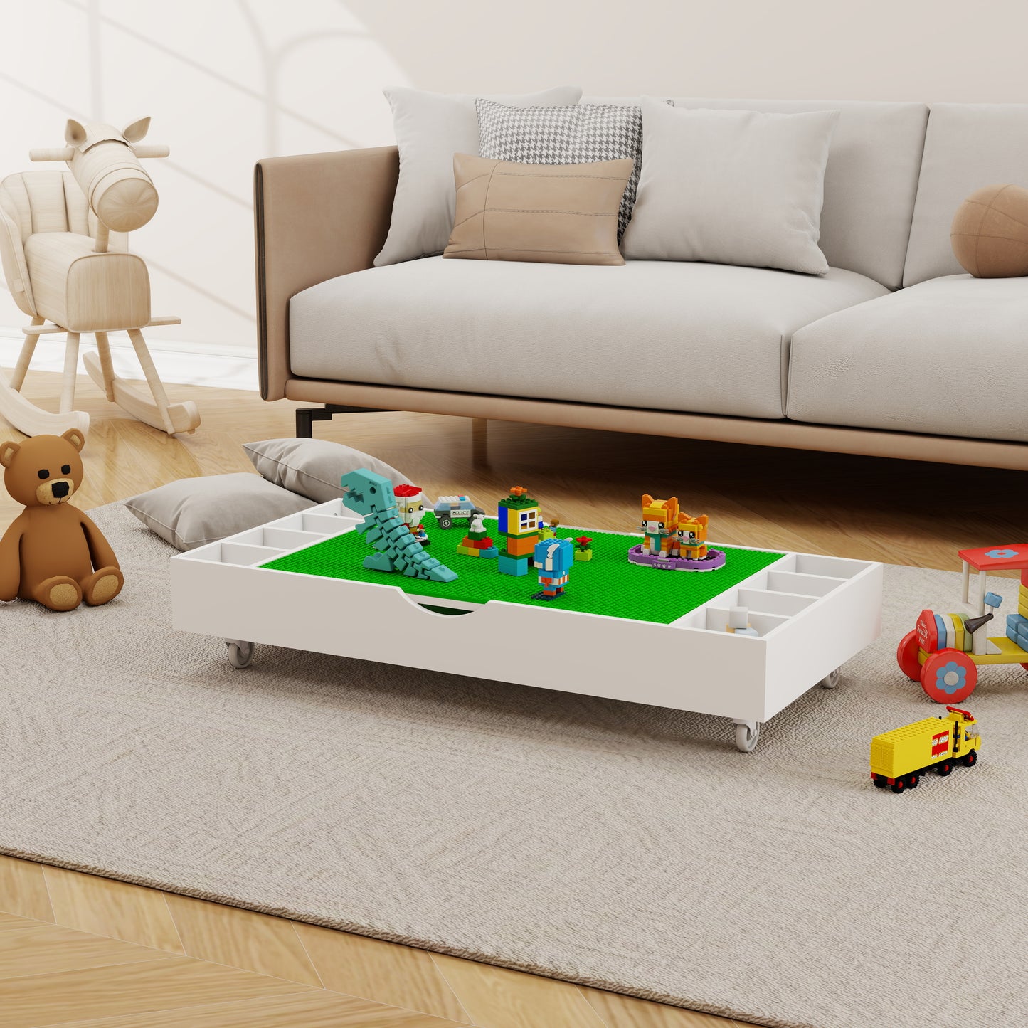 Block Play Activity Tray