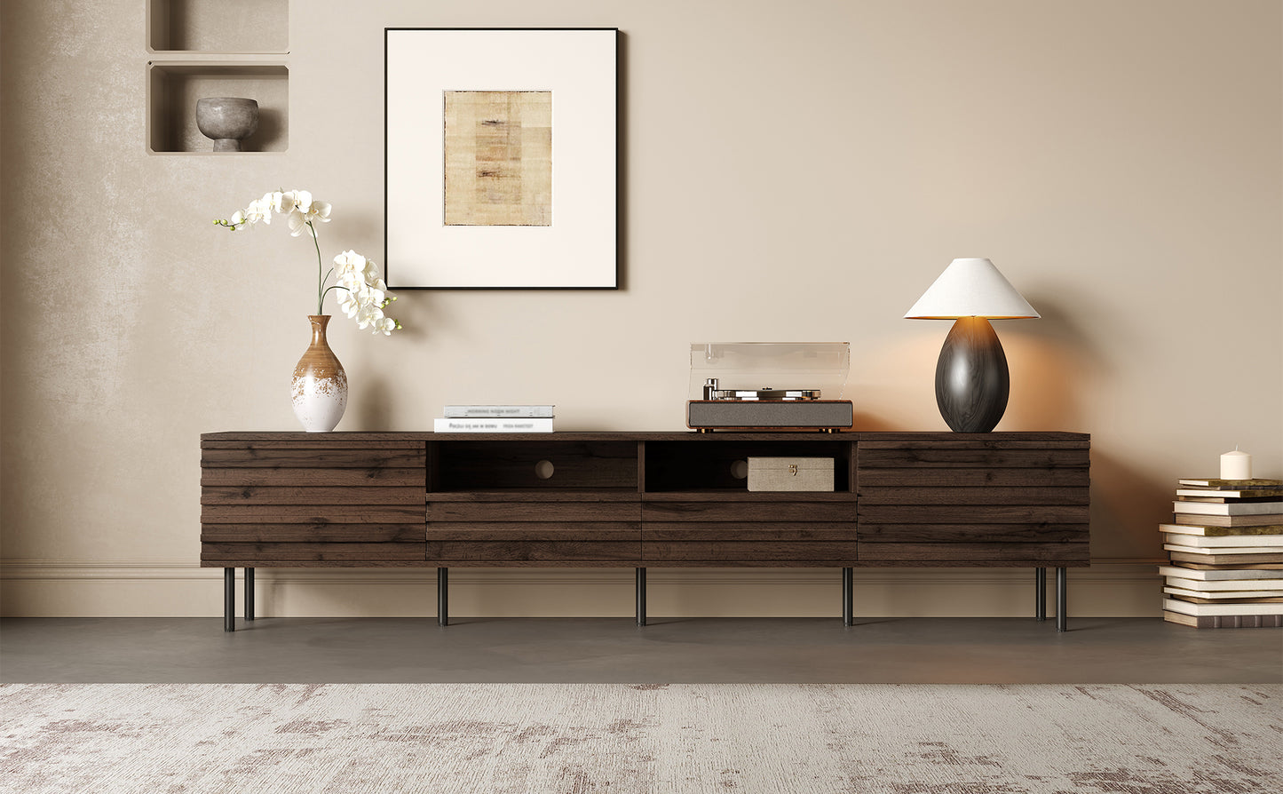 Lowline Walnut TV Console Cabinet