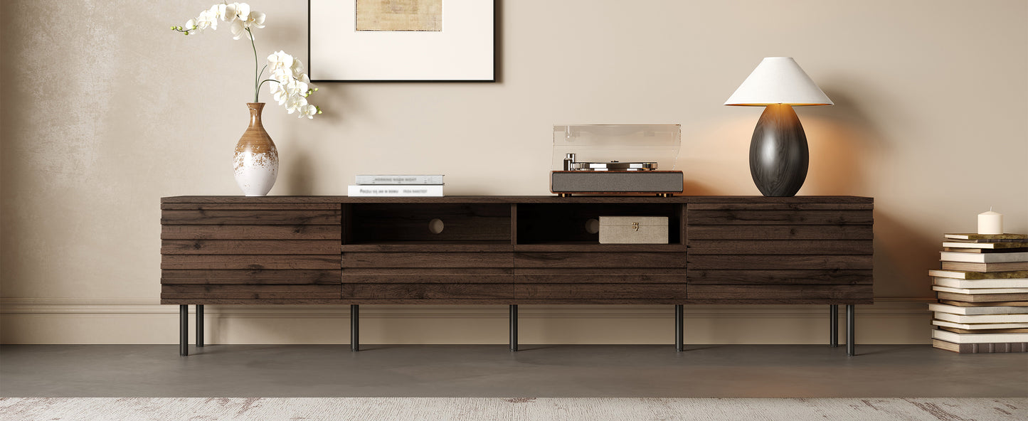Lowline Walnut TV Console Cabinet