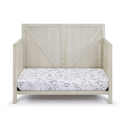 White Convertible Baby Cot