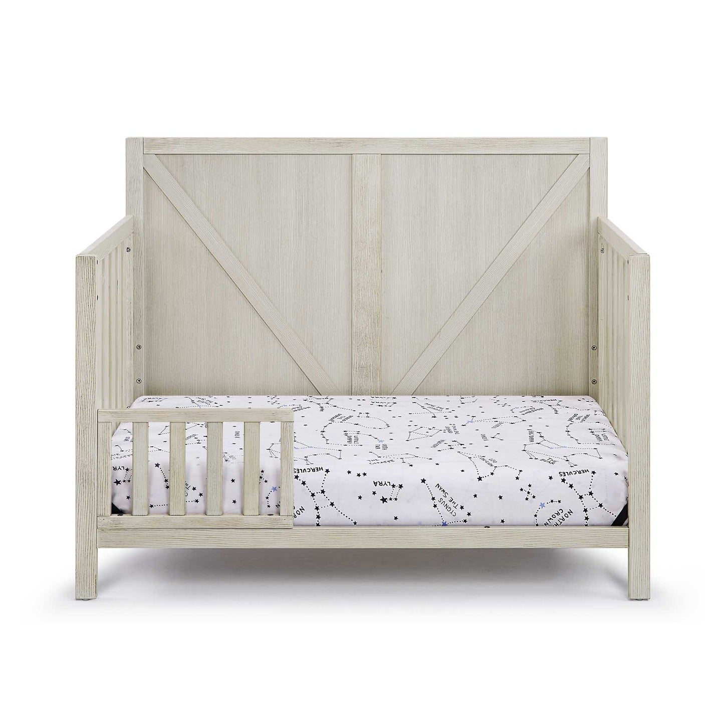 White Convertible Baby Cot