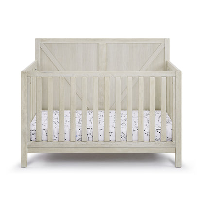 White Convertible Baby Cot