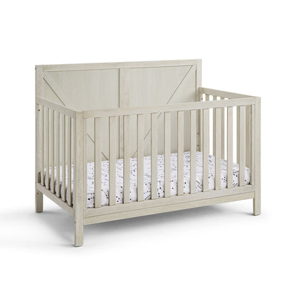 White Convertible Baby Cot