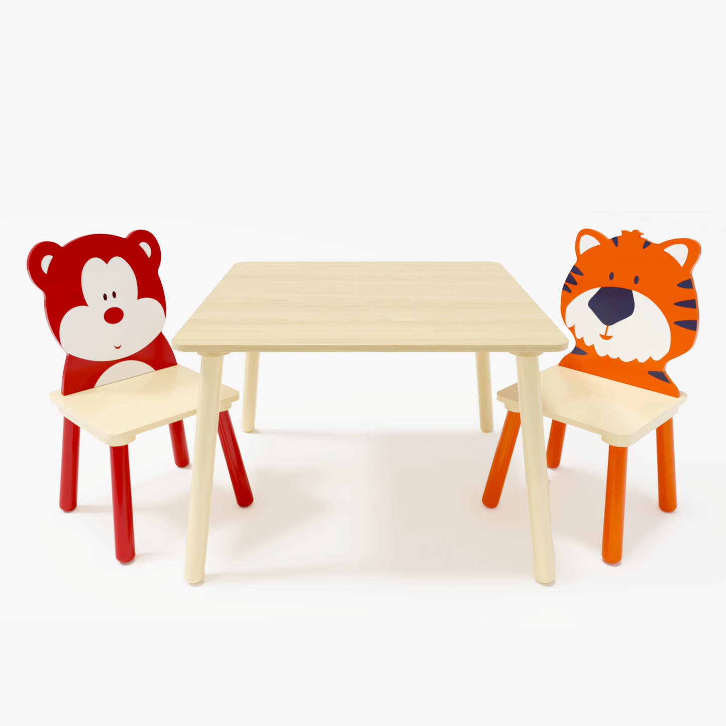 Animal Kids Table and Chairs Set