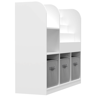 Grey Kids Storage Bookcase