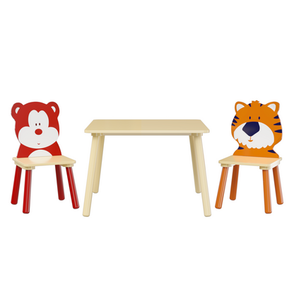 Animal Kids Table and Chairs Set