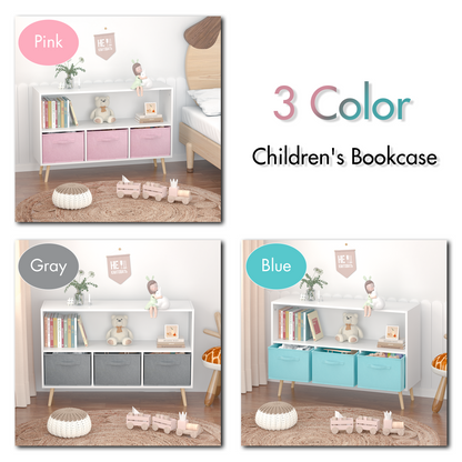 Kids Storage Cabinet with Drawers