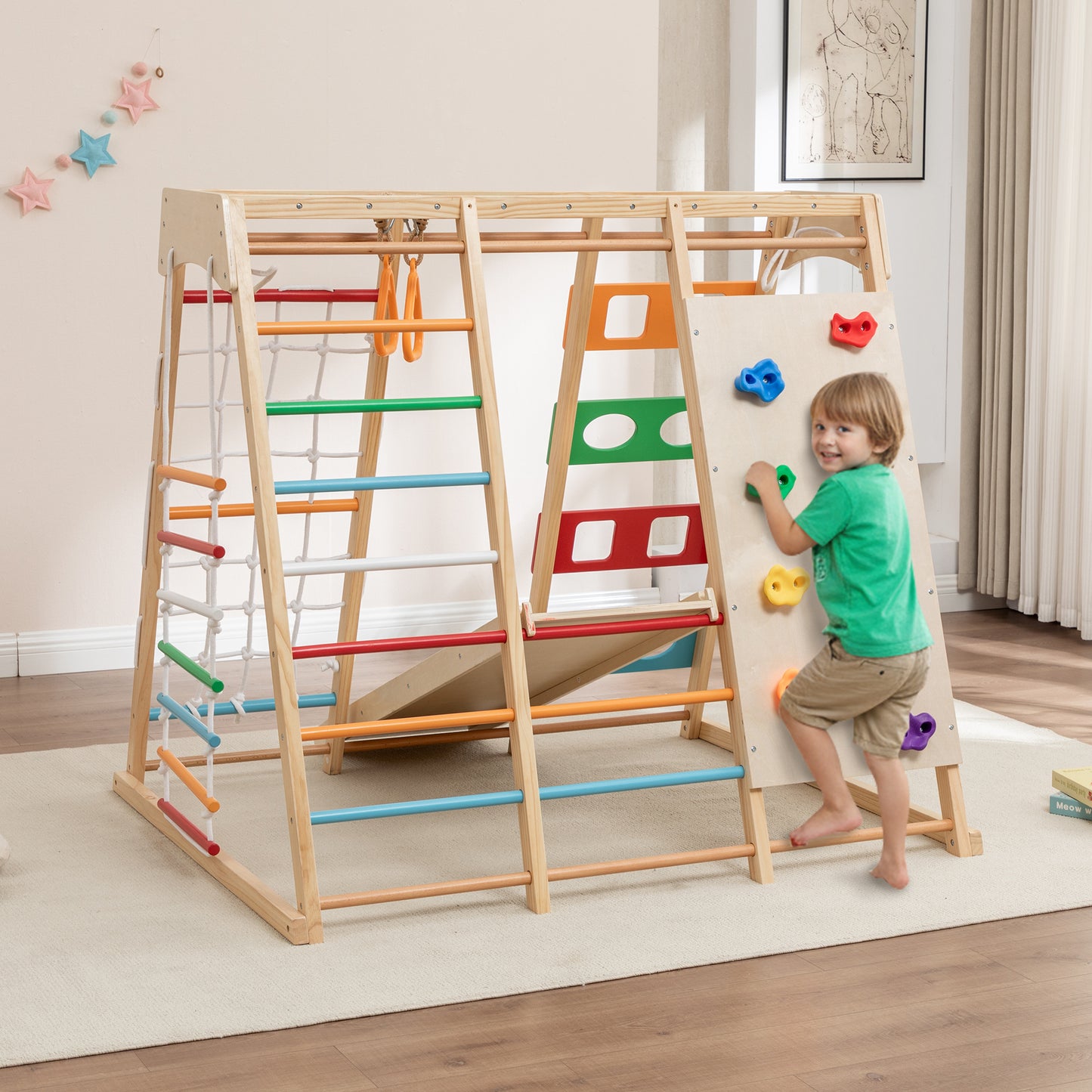 Indoor Kids Climbing Play Gym