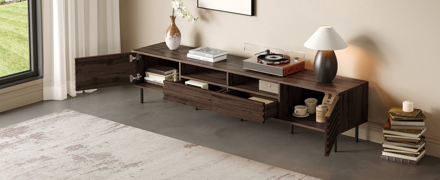 Lowline Walnut TV Console Cabinet