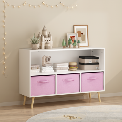 Kids Storage Cabinet with Drawers
