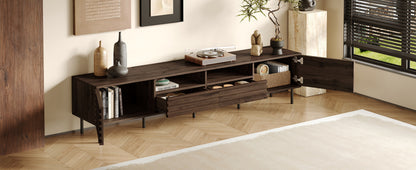 Lowline Walnut TV Console Cabinet