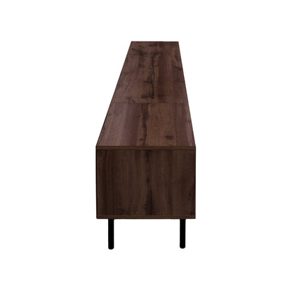 Modern Walnut TV Entertainment Unit