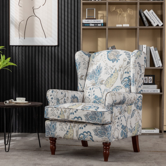 Patterned Accent Armchair