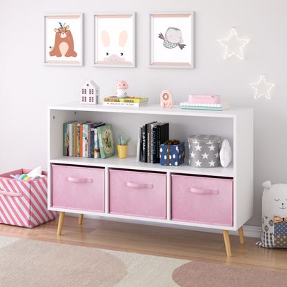 Kids Storage Cabinet with Drawers