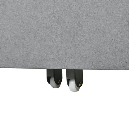 Grey Reversible Sleeper Sofa Chaise