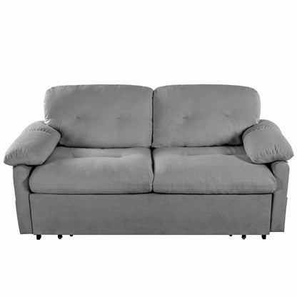 Grey Reversible Sleeper Sofa Chaise