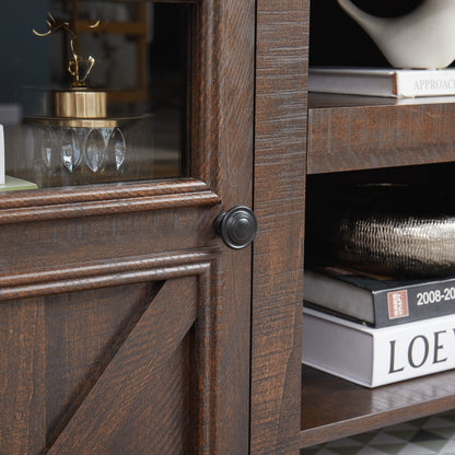 Farmhouse Timber TV Cabinet