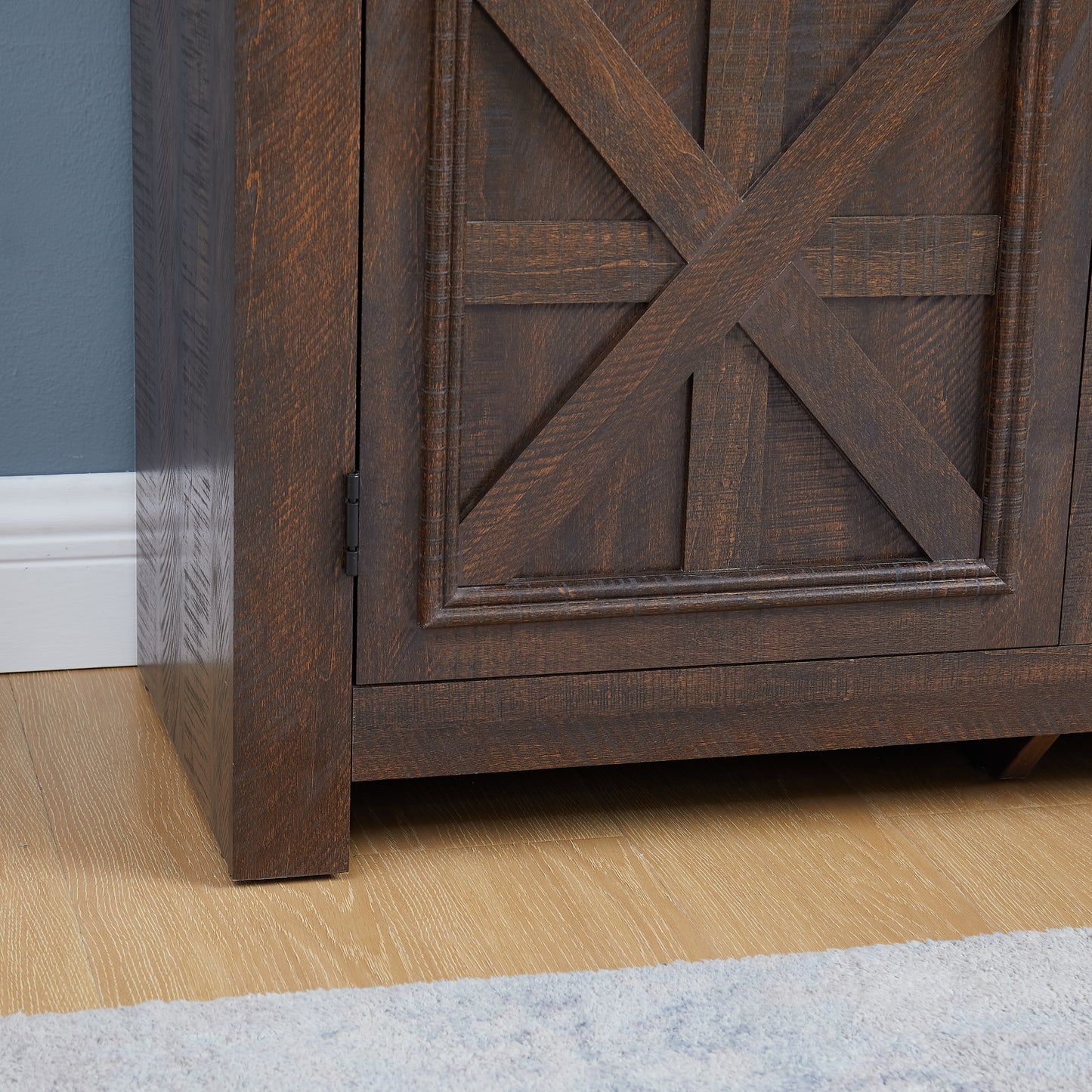 Farmhouse Timber TV Cabinet