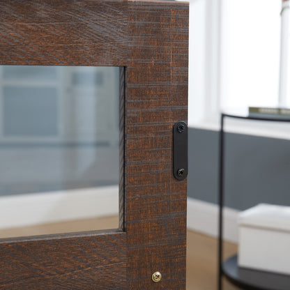 Farmhouse Timber TV Cabinet