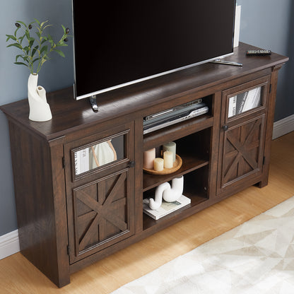 Farmhouse Timber TV Cabinet