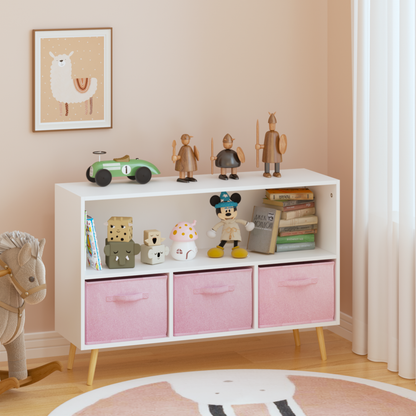 Kids Storage Cabinet with Drawers