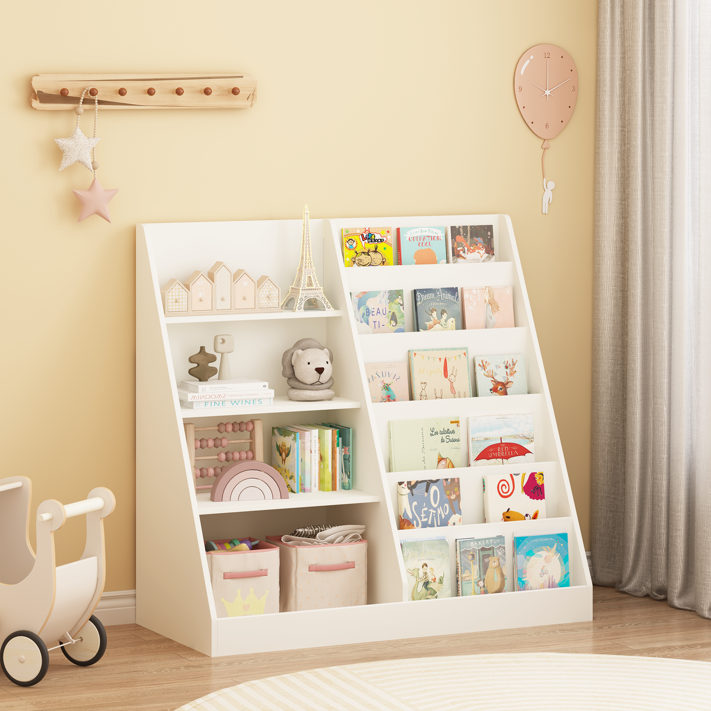 Kids Toy Storage Bookcase