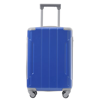 Blue Carry-On Luggage Set with Matching Travel Bag