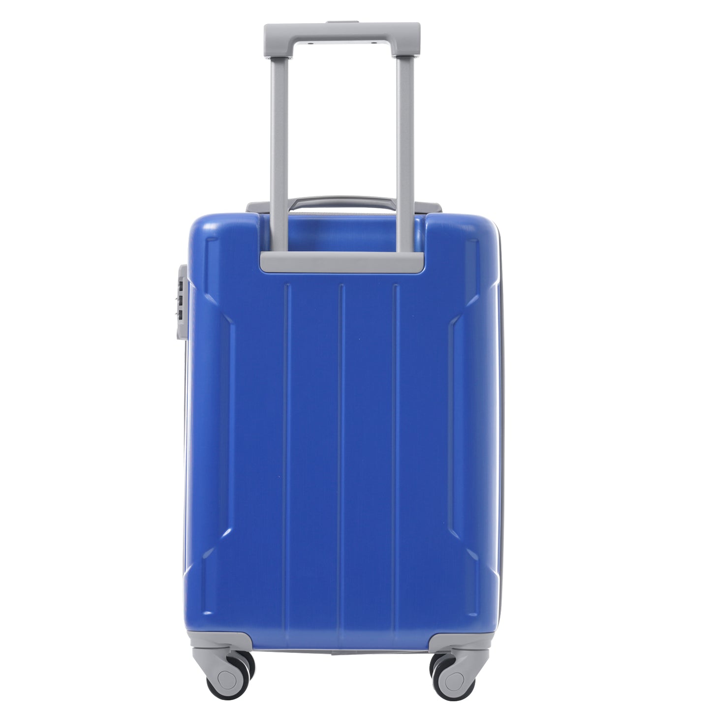 Blue Carry-On Luggage Set with Matching Travel Bag