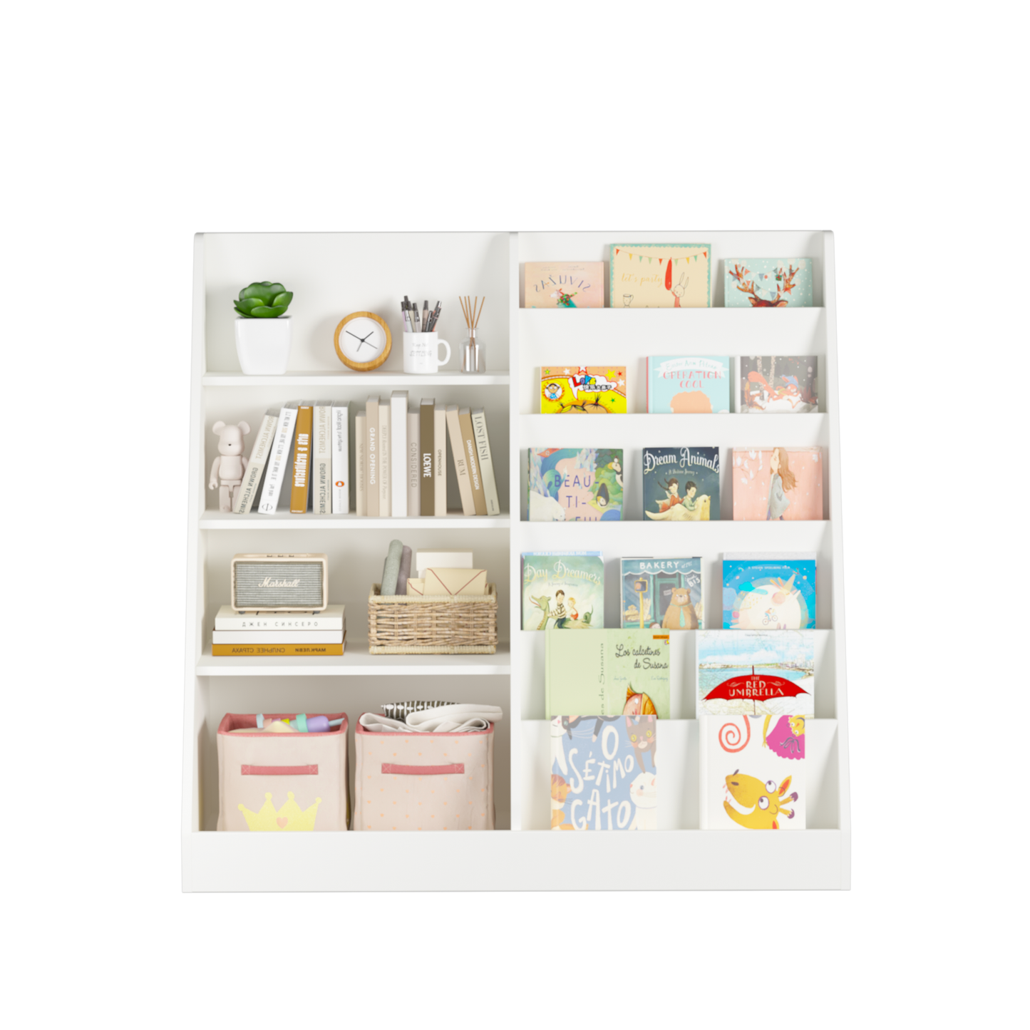 Kids Toy Storage Bookcase